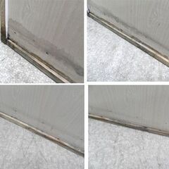 訳アリ ニトリ レンジボード プラウド 幅120cm 白/グレー キッチンボード 食器棚 ソフトクローズ 家具 西区西野店