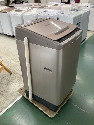 安心の1年保証付！！ HITACHI　10.0kg全自動洗濯機　BW-V100C  2019年製