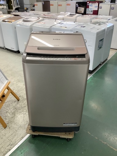 安心の1年保証付！！ HITACHI　10.0kg全自動洗濯機　BW-V100C  2019年製