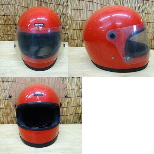 希少 観賞用 ホンダ ヘルメット PT-R01 Mサイズ 族ヘル レッド HONDA フルフェイス ☆ 札幌市 豊平区 平岸 希少 観賞用 ホンダ ヘルメット PT-R01 Mサイズ 族ヘル レッド HONDA