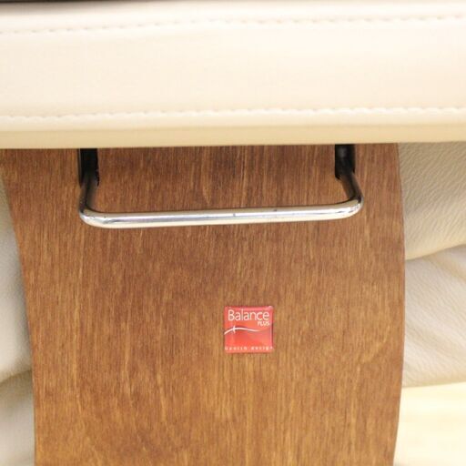 T089) France Bed フランスベッド NE-400 本革 15年製 ノルディックイージー Balance PLUS パーソナルチェア 椅子 オットマン 参考39.6万円