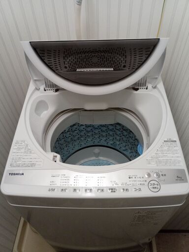 【受け渡し者決定】洗濯機　東芝　AW-6G9　6.0kg　2020年製