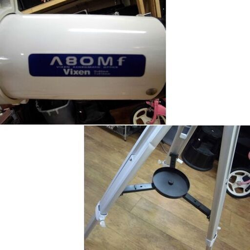 ビクセン 天体望遠鏡 アクロマート屈折式鏡筒 Vixen A80Mf ポルタ経緯