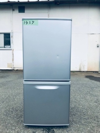 1457番 Panasonic✨ノンフロン冷凍冷蔵庫✨NR-B142W-S‼️
