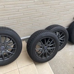 アルミホイール スタッドレスタイヤ 山あり205/60R16 16×6.5J イン