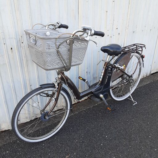 R4109電動アシスト自転車　2009年ブリヂストン　アンジェリーノ　充電器　バッテリー　鍵1本付き　電動自転車