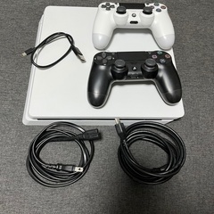 PS4 CUH-2100A コントローラー2台 ソフト 4本