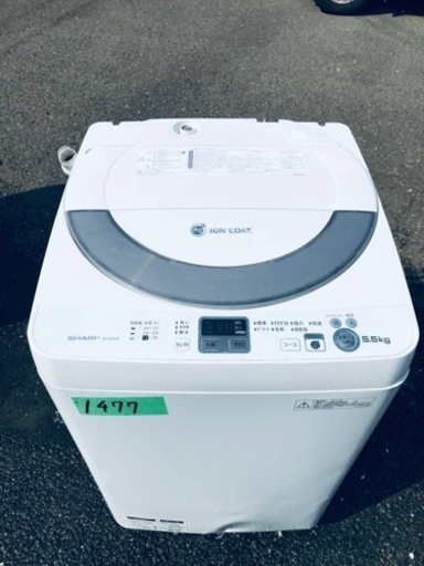 1477番 SHARP✨電気洗濯機✨ES-GE55N-5‼️