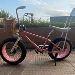 超レア！ピンクのBRONXファットバイク  ２０インチ
