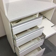 （7/10受渡済）JT4817【共和産業 食器棚 幅90cm】美品 シャローム90KB45 キッチンボード キッチン収納 レンジボード レンジ台 7/10受渡済）JT4817【共和産業 食器棚 幅90cm】美品 シャローム90KB45