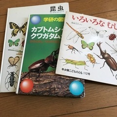 昆虫の絵本と図鑑