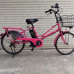 Panasonic　LALA5ミニ　20インチ　ピンク　中古　電動自転車 Panasonic LALA5ミニ 20インチ ピンク 中古 電動自転車