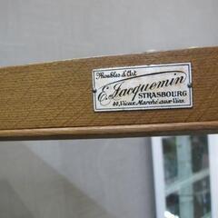 極上！フランスアンティーク 約120万円 高級ガラスキャビネット  オーク無垢材