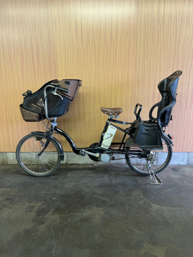 格安❗️  子供乗せ 電動自転車 Panasonic ギュットミニ  20インチ 黒 充電器 バッテリー付き 配送◎ 自宅引き取り割引き⭕️