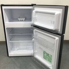 (7/13受渡済)JT4758【IRISOHYAMA/アイリスオーヤマ 2ドア冷蔵庫】美品 2021年製 PRC-B092D-B 87L 家電 キッチン 冷蔵冷凍庫