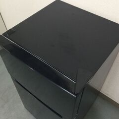 (7/13受渡済)JT4758【IRISOHYAMA/アイリスオーヤマ 2ドア冷蔵庫】美品 2021年製 PRC-B092D-B 87L 家電 キッチン 冷蔵冷凍庫