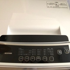 札幌東区【美品】アイリスオーヤマ洗濯機2021年モデル　6.0kg