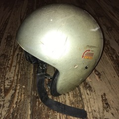 OGK 銀ヘルメット　ジェットヘル