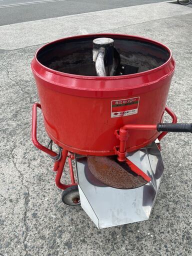 ☆中古品 モルタルミキサー ミニミキサー 2型 馬力：400W 100V (有)名古屋トーカイ 直径：600ｍｍ 動作確認済み☆