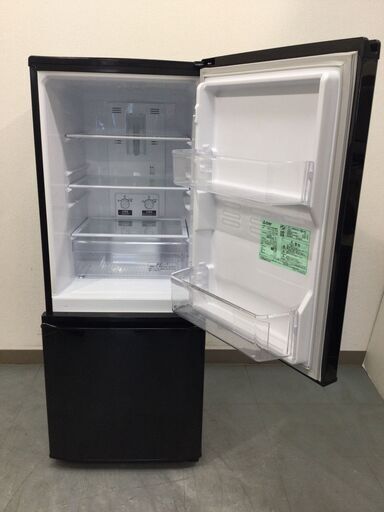 （11/16受渡済）JT4770【MITSUBISHI/三菱 2ドア冷蔵庫】高年式 2019年製 MR-P15D-B 146L 家電 キッチン 冷蔵冷凍庫