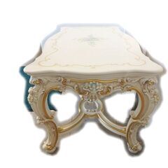 【新札幌発】Silik シリック イタリア製 ロココ様式 アンティーク センターテーブル 猫脚 ★