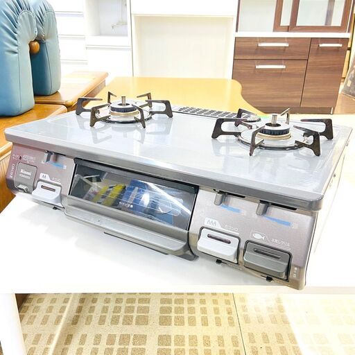 9/6【ジモティ特別価格】Rinnai/リンナイ ガスコンロ RT64JH-R 2015年製 都市ガス