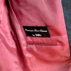 【西武百貨店イージーオーダー】メンズスーツ　ストライプ