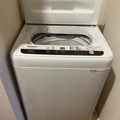 2019年製 Panasonic 全自動洗濯機 5.0kg