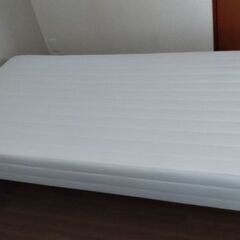 無印良品　ボンネルコイル　シングルベッド　敷きパッド付