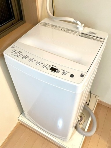 配達可 2022年5月購入 超美品 使用3回のみ 全自動洗濯機 ホワイト BW-45A-W [洗濯4.5kg /乾燥機能無 /上開き]