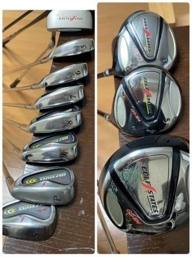 ゴルフ 【美品】GOLF STATES ゴルフセット 男性用