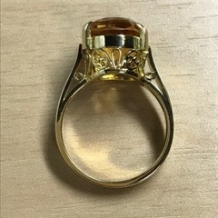 k18シトリンリング　サイズ12