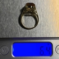 k18シトリンリング　サイズ12