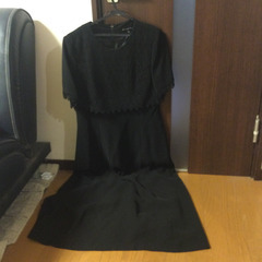 ヒロミチナカノの礼服　半袖ワンピース　黒