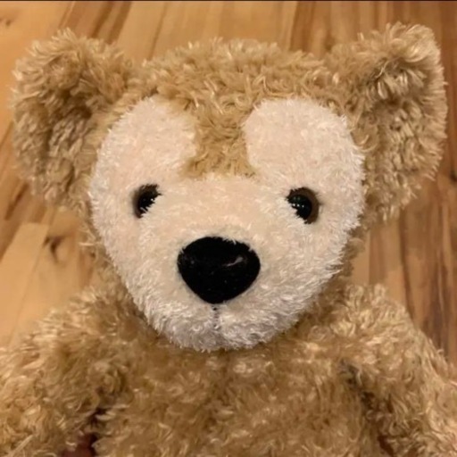 ダッフィー 白タグ ビーズ入り ベトナム製 ぬいぐるみ