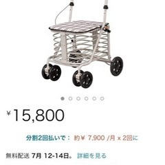 ☆未使用☆ シルバーカー 手押し車 介護 買い物