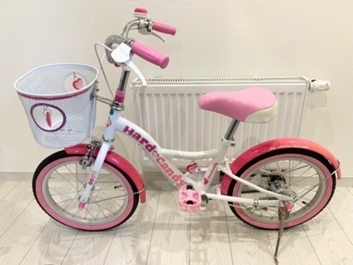 子供　キッズ　自転車　16インチ　補助輪有り