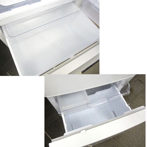 2018年 三菱 335L 3ドア冷蔵庫 MITSUBISHI 335L 3ドア冷凍・冷蔵庫 クリスタルドアタイプ 335L