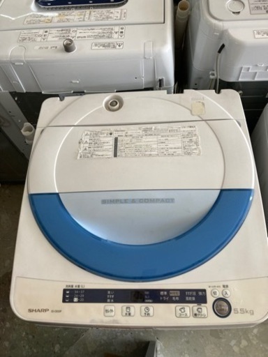 SHARP  節水モデル 5.5kg洗濯機　　リサイクルショップ宮崎屋住吉店　22.7.9