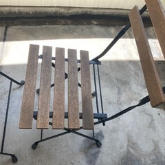 IKEA屋外用テーブル、チェアー（2脚） − 福岡県