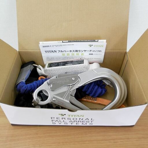 新品 TITAN タイタン 江戸鳶ハーネス 墜落制止用器具 ETN-9A-M ハーネス用ランヤード HL2-ZCW-UJ セット サンコー株式会社 札幌 西区 西野 新品 TITAN タイタン 江戸鳶ハーネス 墜落制止用器具 ETN-9A-M