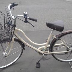 27インチ 🚲 中古 自転車 12800円 🔄6段切替 🔑鍵新品 💡オートライト
