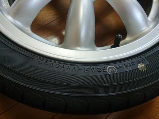 ダイハツミラジーノl660s夏タイヤホイールセット4本 マルカサービス 