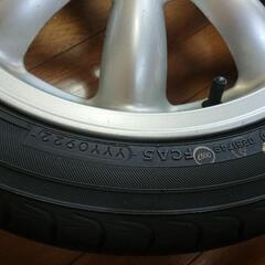 ダイハツミラジーノl660s夏タイヤホイールセット４本