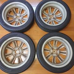 ダイハツミラジーノl660s夏タイヤホイールセット４本