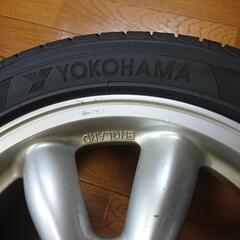 ダイハツミラジーノl660s夏タイヤホイールセット４本