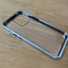 【美品】iPhone13Proマグネット式アルミケース　背面9Hガラス