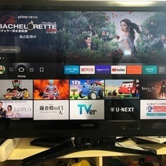 [値下げ] テレビ　東芝REGZA 37型　リモコン付き