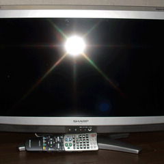 AQUOS SHARP 26型　リモコン付き　テレビ