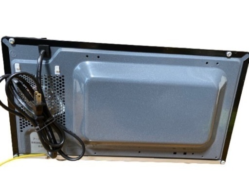 2019年製 山善] 電子レンジ フラットテーブル 単機能 18L ヘルツフリー  簡単操作 ブラック YRL-F180(B)